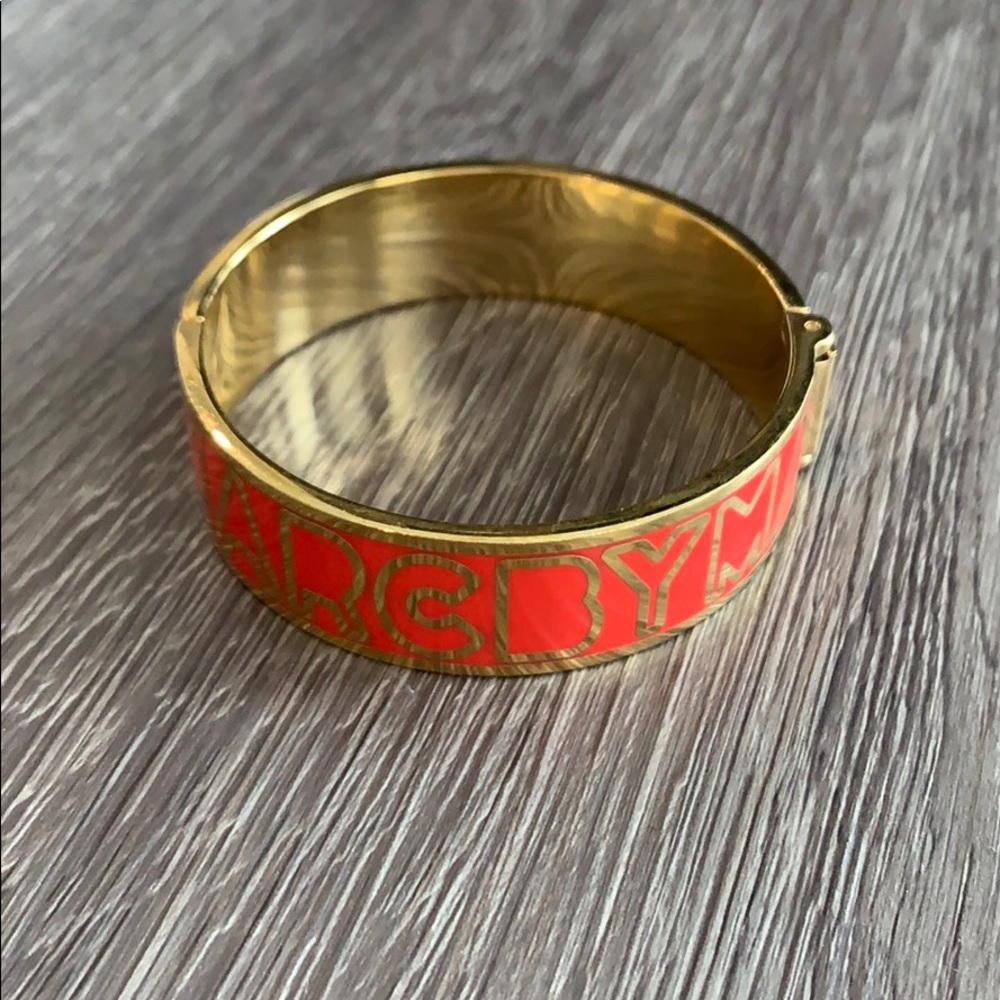 Gold and red metal Marc by Marc Jacobs bracelet